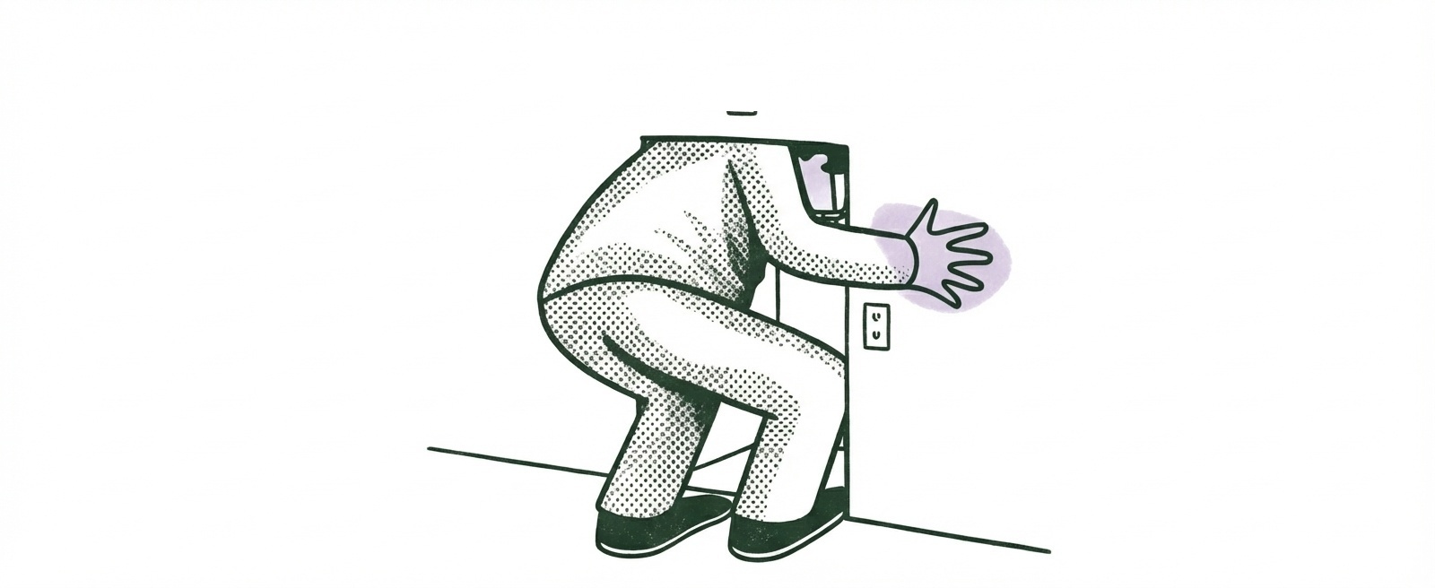 Solid as Concrete - editorial illustration