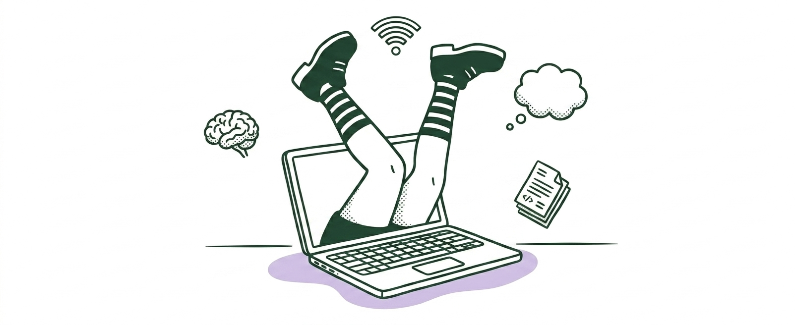 Hi, I'm Malki - editorial illustration