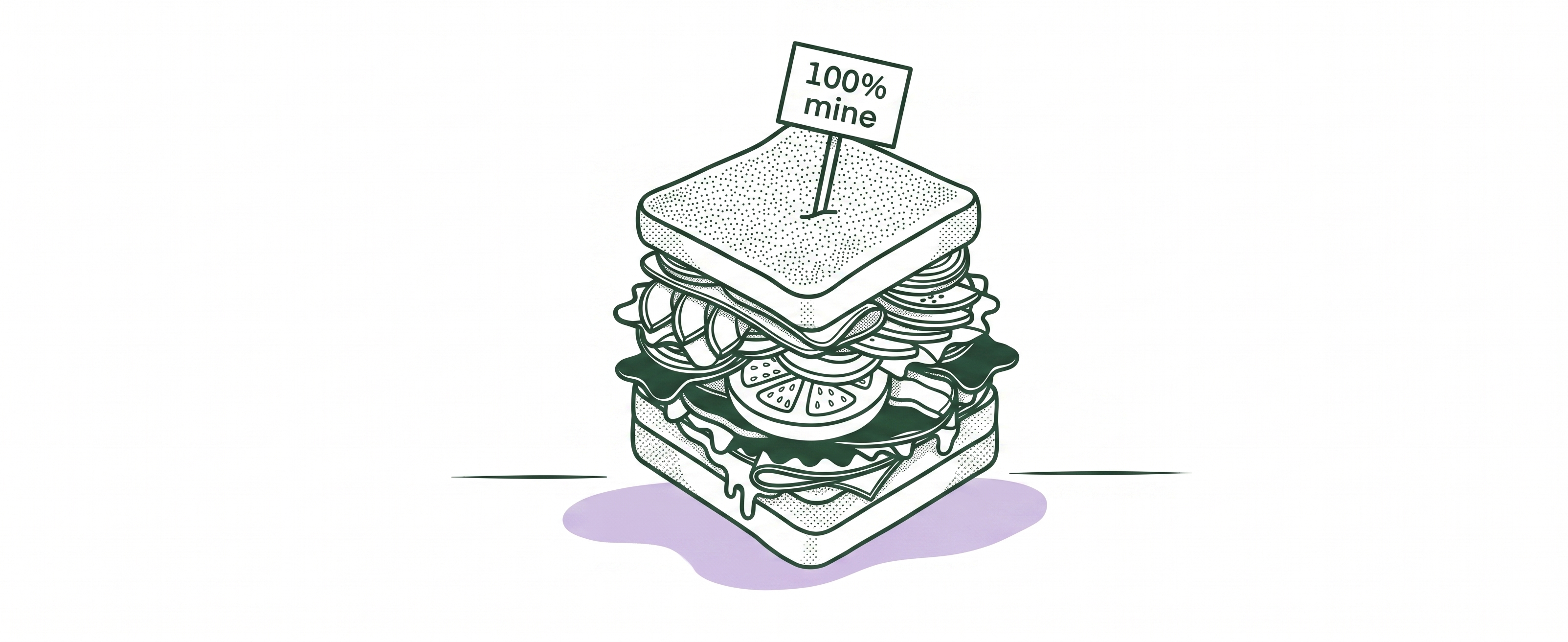 The Design Sandwich - editorial illustration