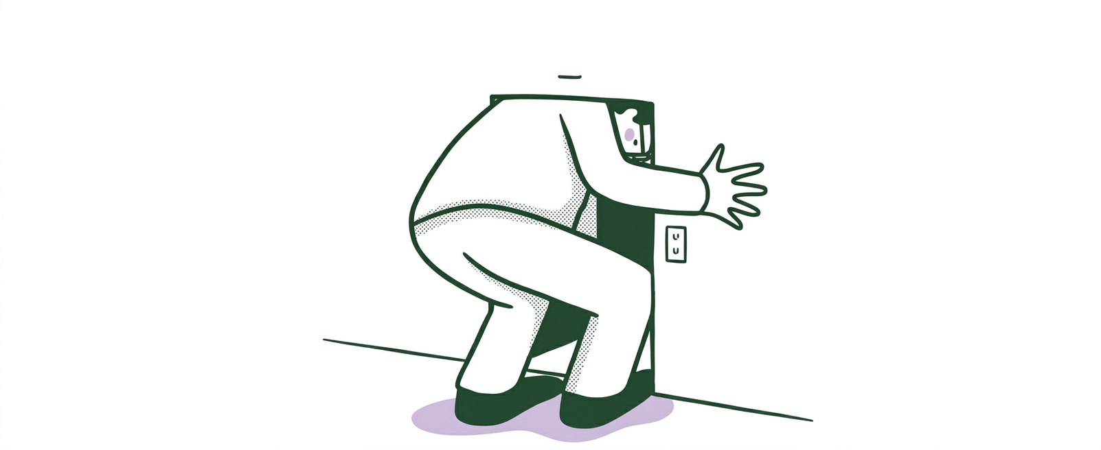 Solid as Concrete - editorial illustration