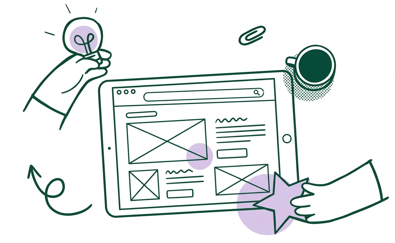 Malki Wiegner - design blog hero illustration